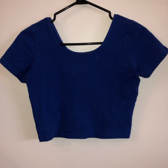 Royal blue crop top - Picture 2 of 2